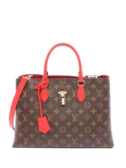 Louis Vuitton Pre-Owned: Сумка-шоппер с цветочным принтом 
