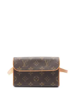 Louis Vuitton Pre-Owned: Коричневая поясная сумка 