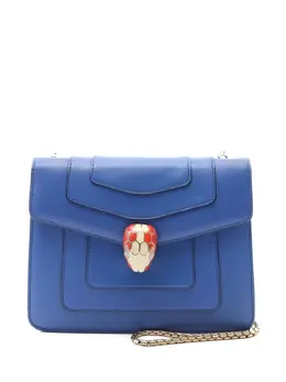Bvlgari Pre-Owned: Голубая сумка 