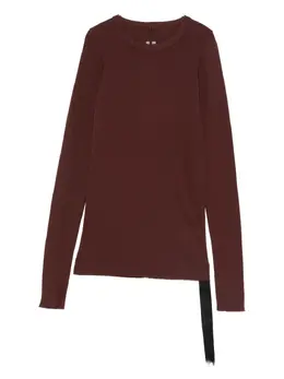 Rick Owens DRKSHDW: Коричневая футболка 