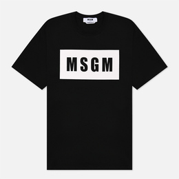 MSGM: Чёрная футболка  Box