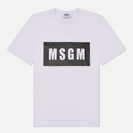 MSGM: Белая футболка  Box