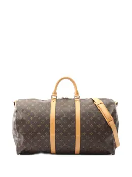 Louis Vuitton Pre-Owned: Коричневая дорожная сумка 