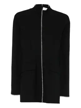 Sportmax: Чёрное платье 