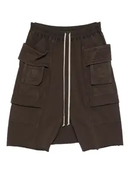 Rick Owens DRKSHDW: Коричневые шорты  Cargo