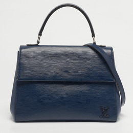 Louis Vuitton: Голубая сумка  Épi
