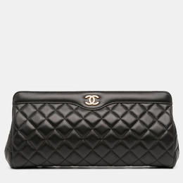 Chanel: Чёрный клатч 