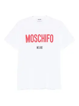 Moschino: Футболка с принтом 
