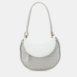 Bottega Veneta: Двухцветная сумка  Intrecciato