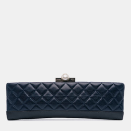 Chanel: Синий клатч 