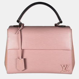 Louis Vuitton: Розовая сумка на руку  Épi