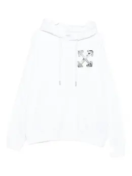 Off-White: Толстовка с принтом 