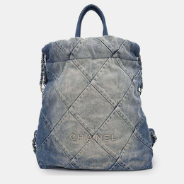 Chanel: Голубой рюкзак 
