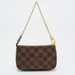 Louis Vuitton: Коричневая сумка  Pochette Accessoires