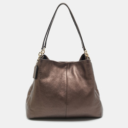 Coach: Коричневая сумка  Madison