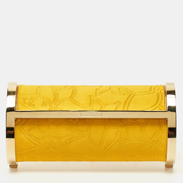 Carolina Herrera: Жёлтый клатч 