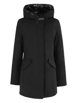 Woolrich: Пуховик  Artic с капюшоном