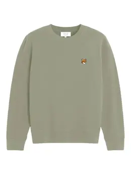 Maison Kitsuné: Зелёный свитшот 