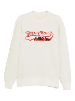 Maison Kitsuné: Свитшот с принтом 