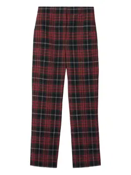 Burberry: Красные брюки 