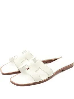 Hermès Pre-Owned: Белые сандалии 