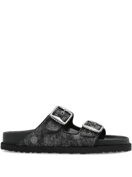Birkenstock: Чёрные сандалии  Arizona