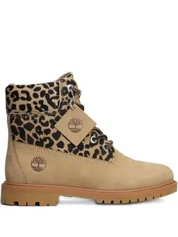 Timberland: Бежевые ботинки 