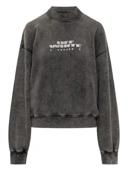 Off-White: Чёрный свитшот 