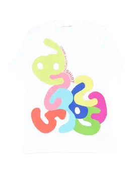 Comme Des Garçons Shirt: Футболка с принтом 