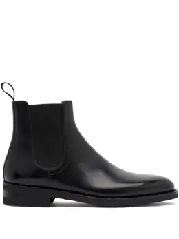 Bally: Чёрные ботинки 