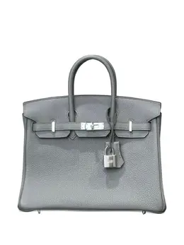 Hermès Pre-Owned: Серебристая сумка 