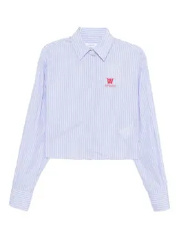 Off-White: Рубашка в полоску 