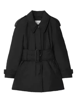 Burberry: Чёрное пальто 
