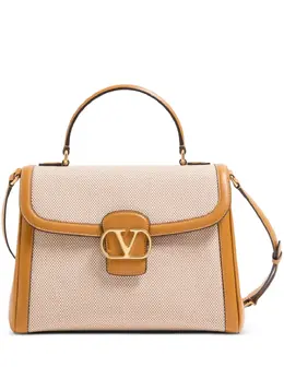 Valentino Garavani: Бежевая сумка 