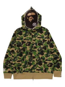 A BATHING APE®: Зелёная толстовка 