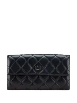 CHANEL Pre-Owned: Чёрный кошелёк 