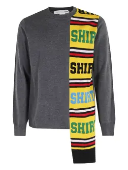 Comme Des Garçons Shirt: Свитер в полоску 
