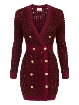 Elisabetta Franchi: Трикотажное платье 