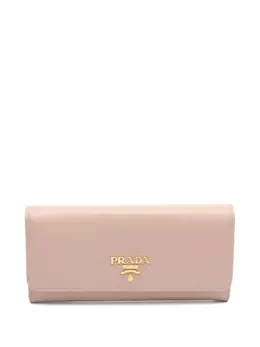 Prada Pre-Owned: Бежевый кошелёк 
