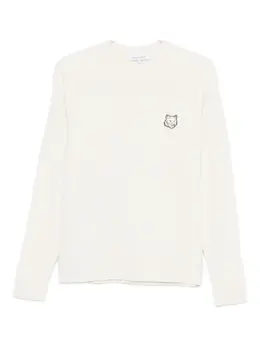 Maison Kitsuné: Белый свитер 