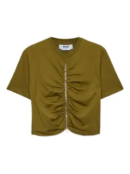 MSGM: Зелёная футболка 