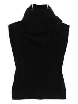 Rick Owens: Топ с воротником-хомутом 