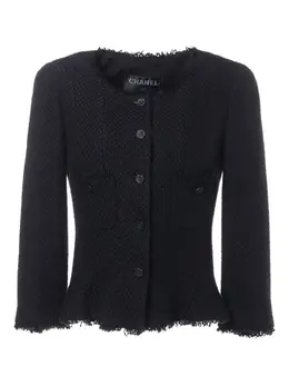 CHANEL Pre-Owned: Твидовая куртка 