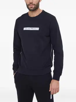 Emporio Armani: Чёрный свитшот 