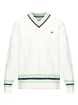 Lacoste: Свитер с v-образным вырезом 
