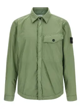 Stone Island: Зелёная куртка  Compass