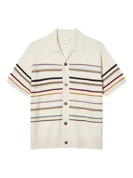 Paul Smith: Рубашка  Signature Stripe в полоску