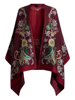 ETRO: Плащ с растительным принтом 
