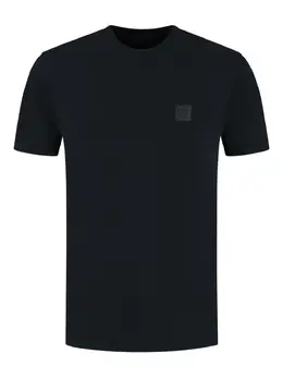 Stone Island: Чёрная футболка  Compass