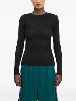 Sportmax: Трикотажный топ 
